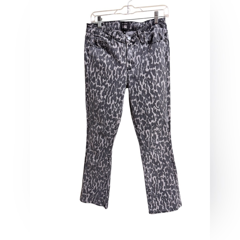 Paige Rosie HW Leopard Print Jeans Size 28 High Rise Animal Print Made USA